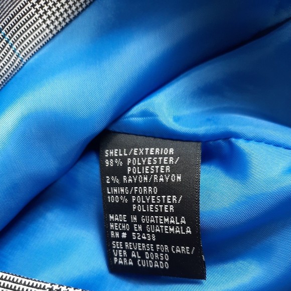 Sag Harbor Padded Shoulders Scoop Neck Suit Jacket size 14 - Picture 3 of 9